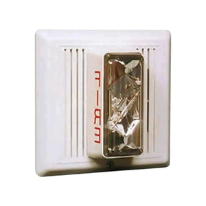 Kidde 1575 cd Re-entrant Speaker Strobe 25V White Wall Mount for Commercial Fire Safety