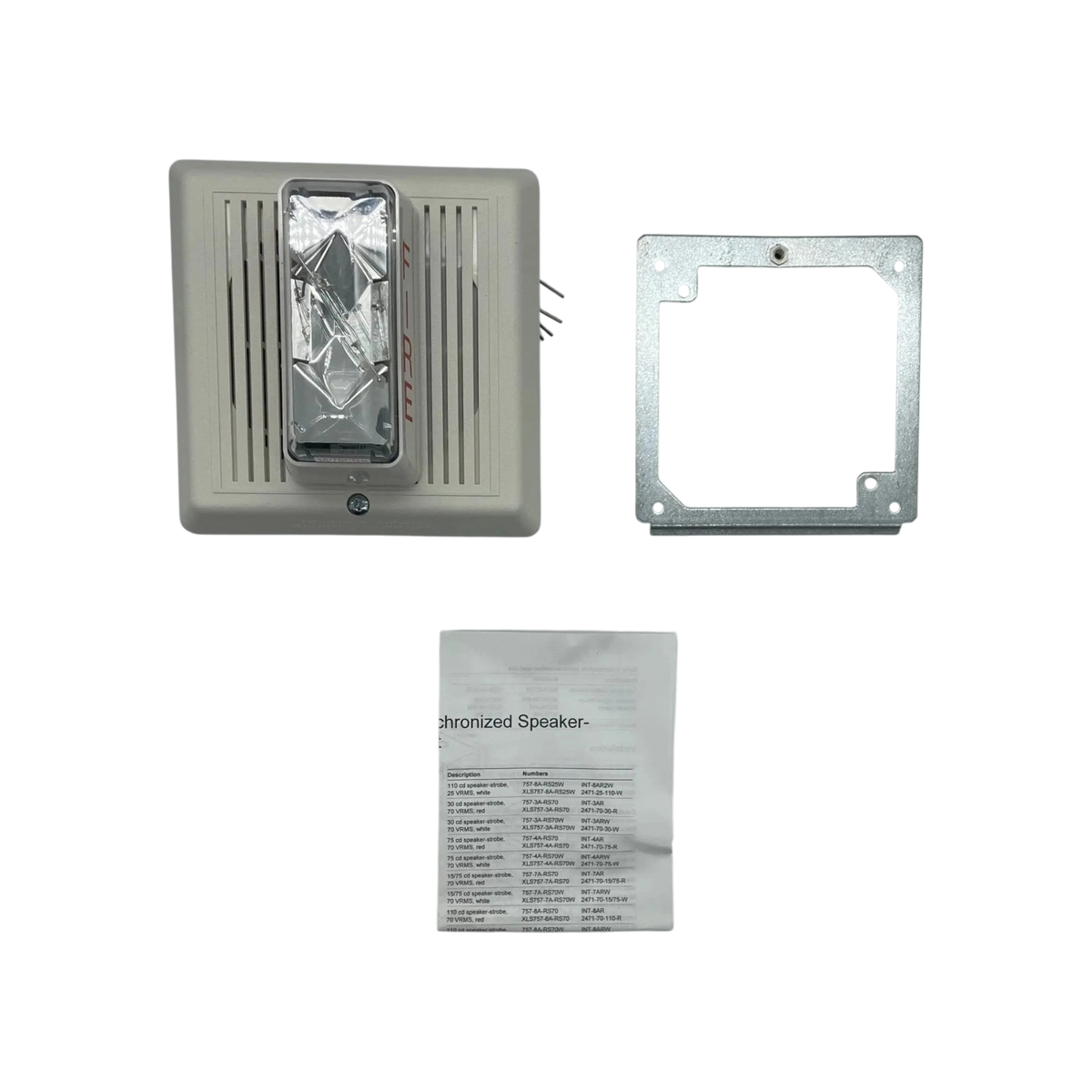 Kidde 15/75 cd Re-entrant Speaker Strobe UL Listed Advanced Fire Safety Alert System by Kidde