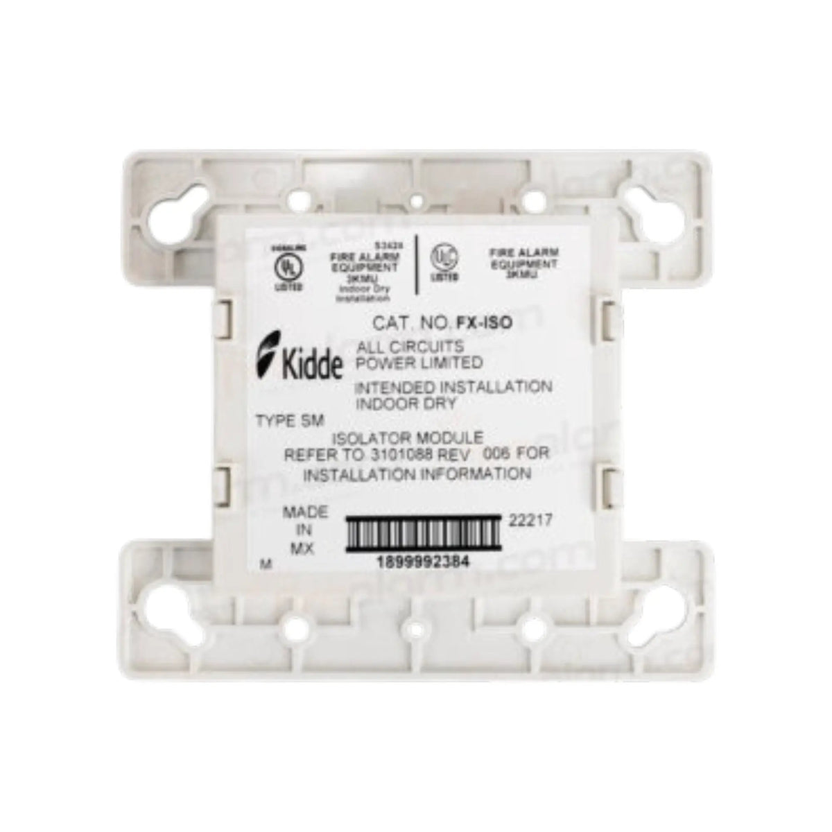 Kidde Analog SLC Fault Isolator Module for Advanced Fire Protection Safety