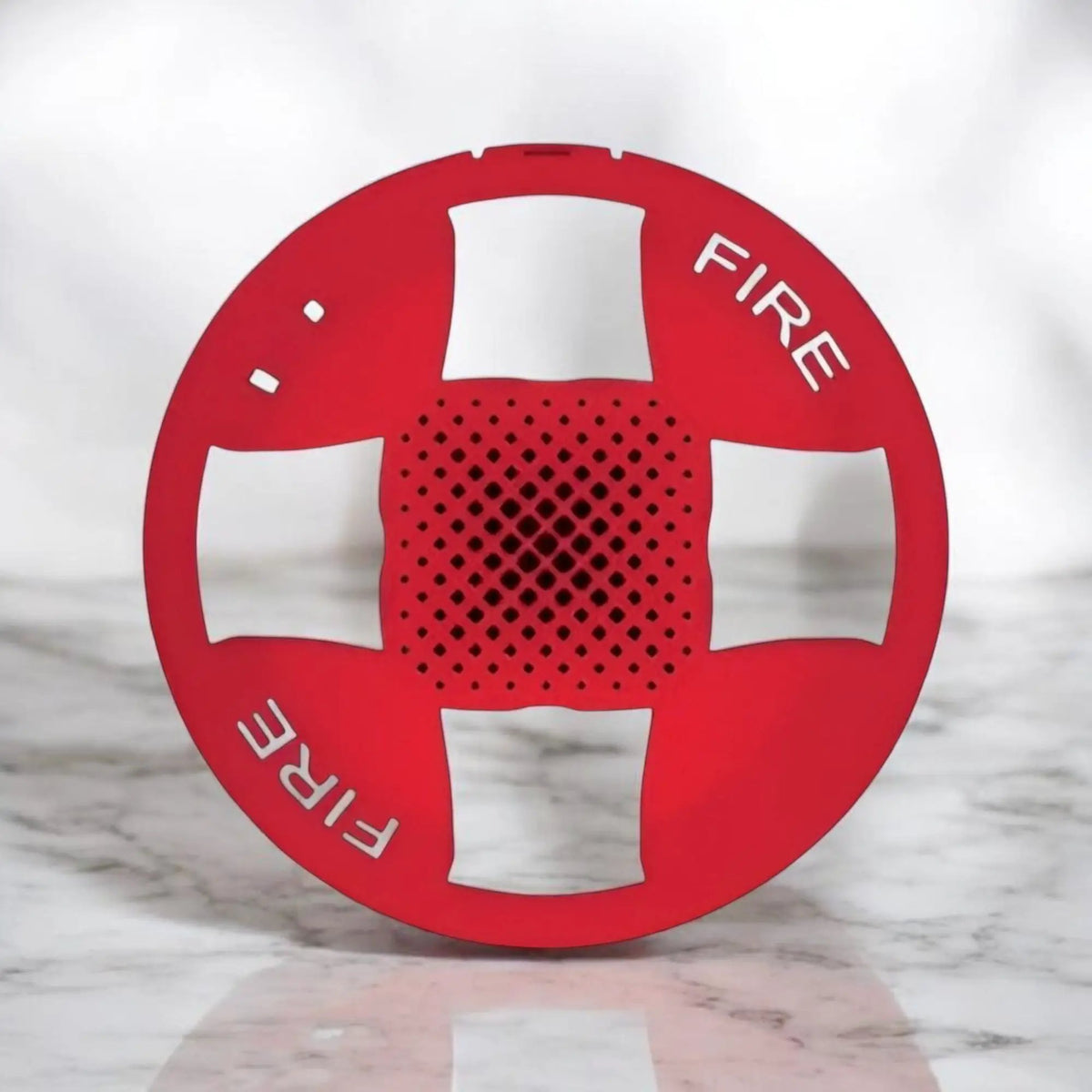 Kidde Ceiling Cover Red Fire Marking Audio Visual Alert System for Enhanced Safety