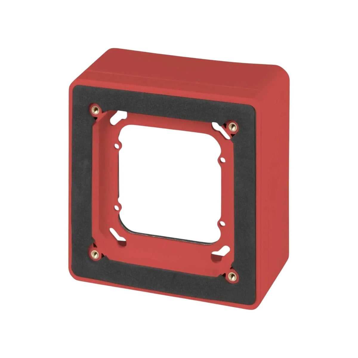 Kidde Flush Surface Mount Adapter Red for Fire Safety Systems