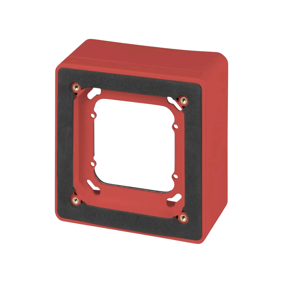 Kidde Flush Surface Mount Adapter Red for Fire Safety Systems