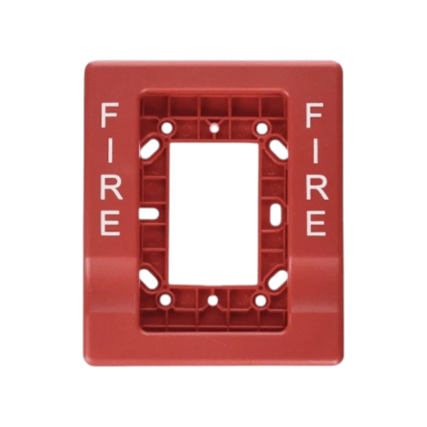 Kidde Genesis Fire Alarm Trim Red 1-Gang to 4-Inch Secure Fire Protection