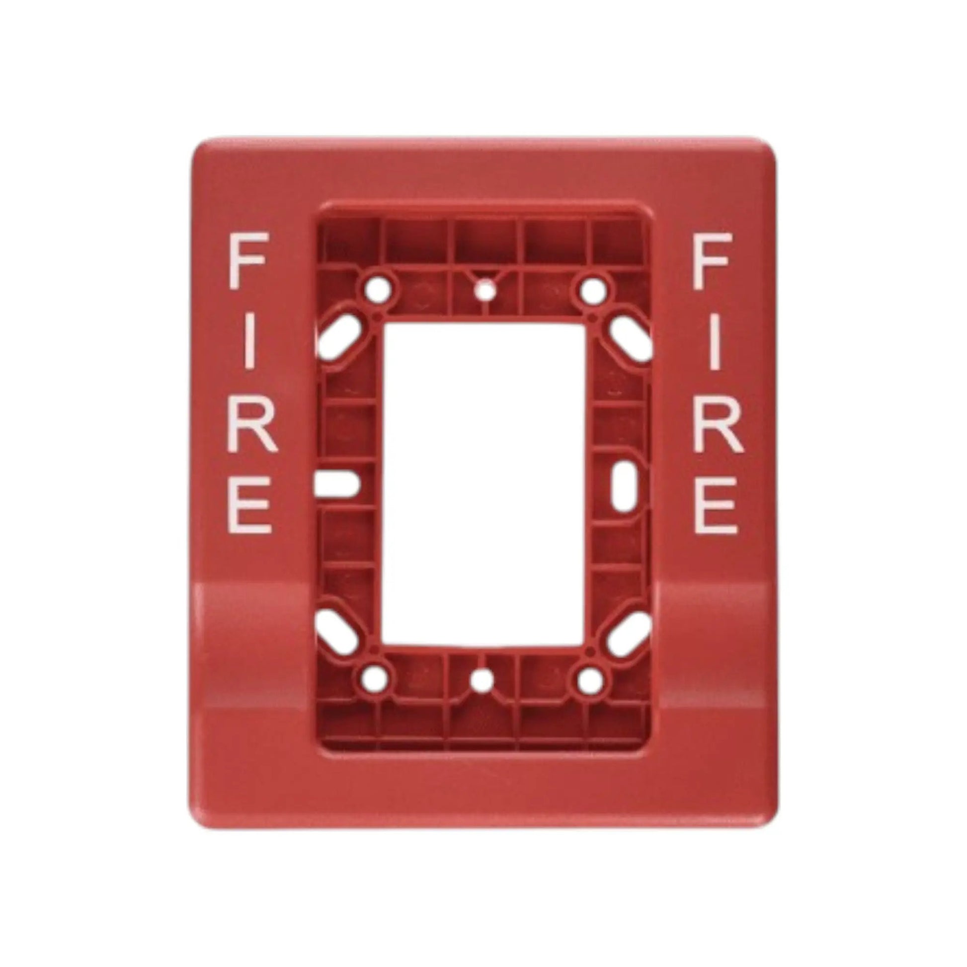 Kidde Genesis Fire Alarm Trim Red 1-Gang to 4-Inch Secure Fire Protection