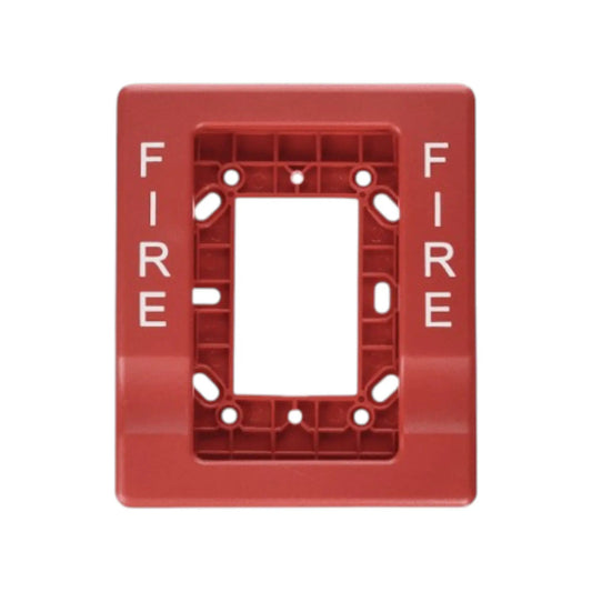 Kidde Genesis Fire Alarm Trim Red 1-Gang to 4-Inch Secure Fire Protection