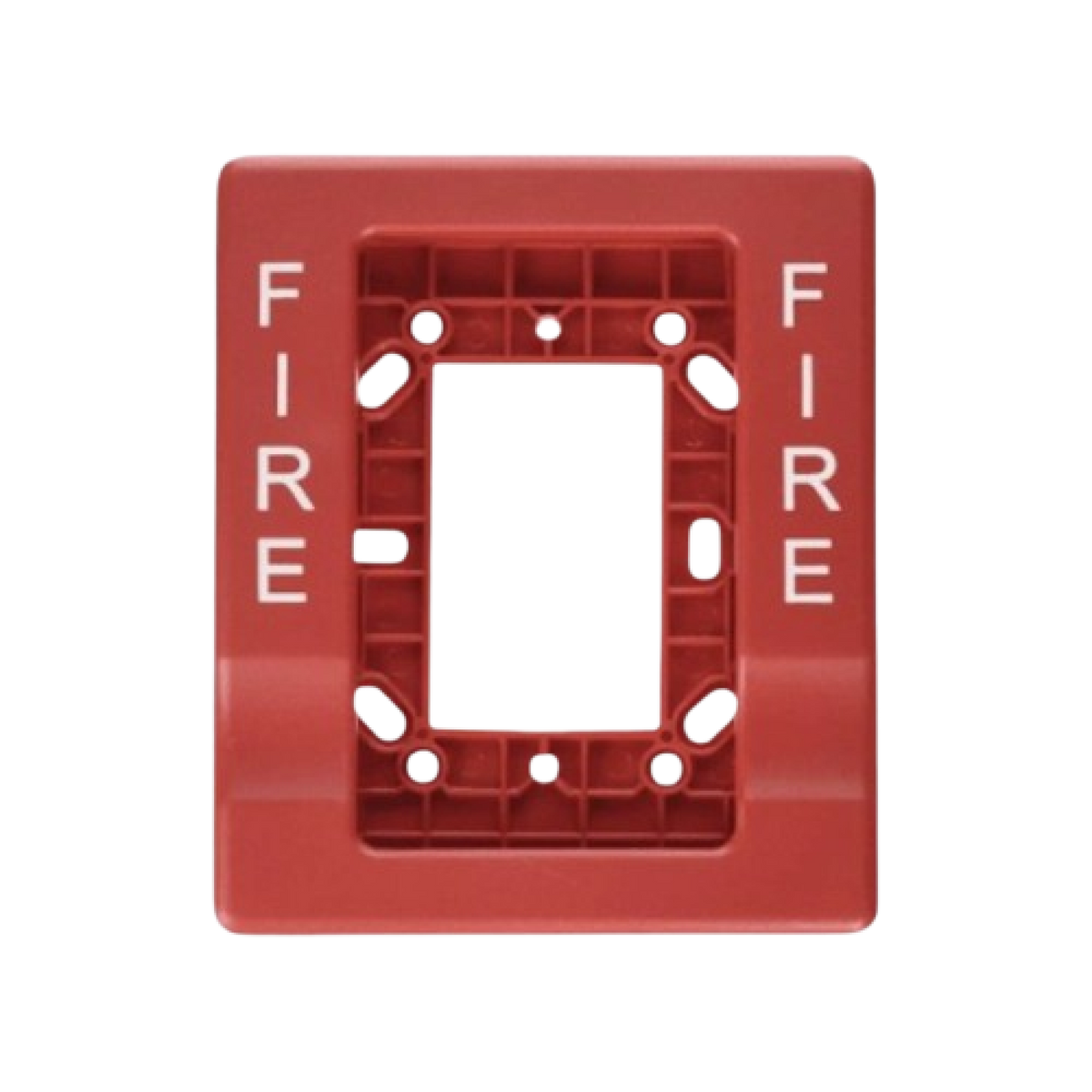 Kidde Genesis Fire Alarm Trim Red 1-Gang to 4-Inch Secure Fire Protection