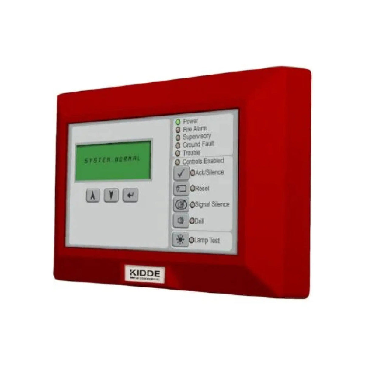 Kidde LCD Text Annunciator Fire Safety Monitor Red UL/FM Approved for Enhanced Emergency Response
