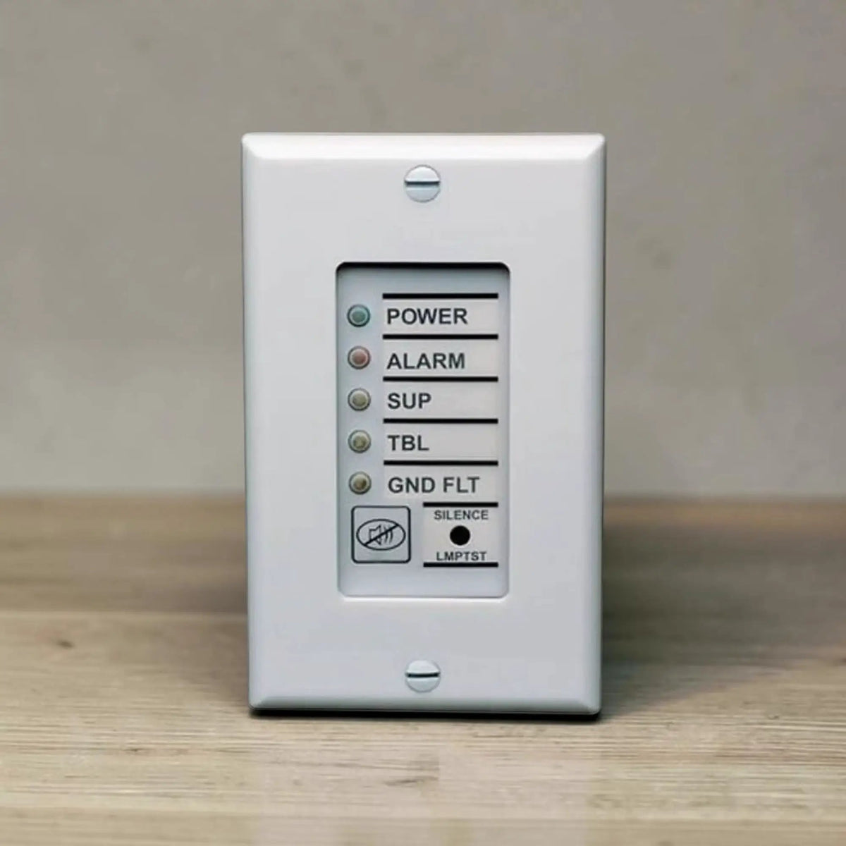 Kidde Remote Annunciator Wall Plate One Gang White Fire Alert