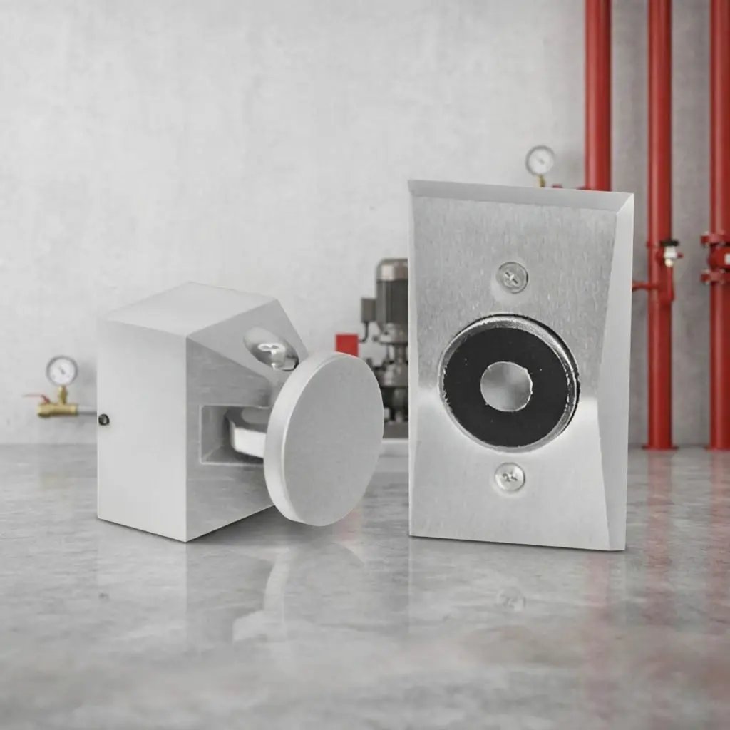 Kidde Door Holder Flush Wall Mount 24-120V Fire Safety System for Emergency Evacuation by Kidde