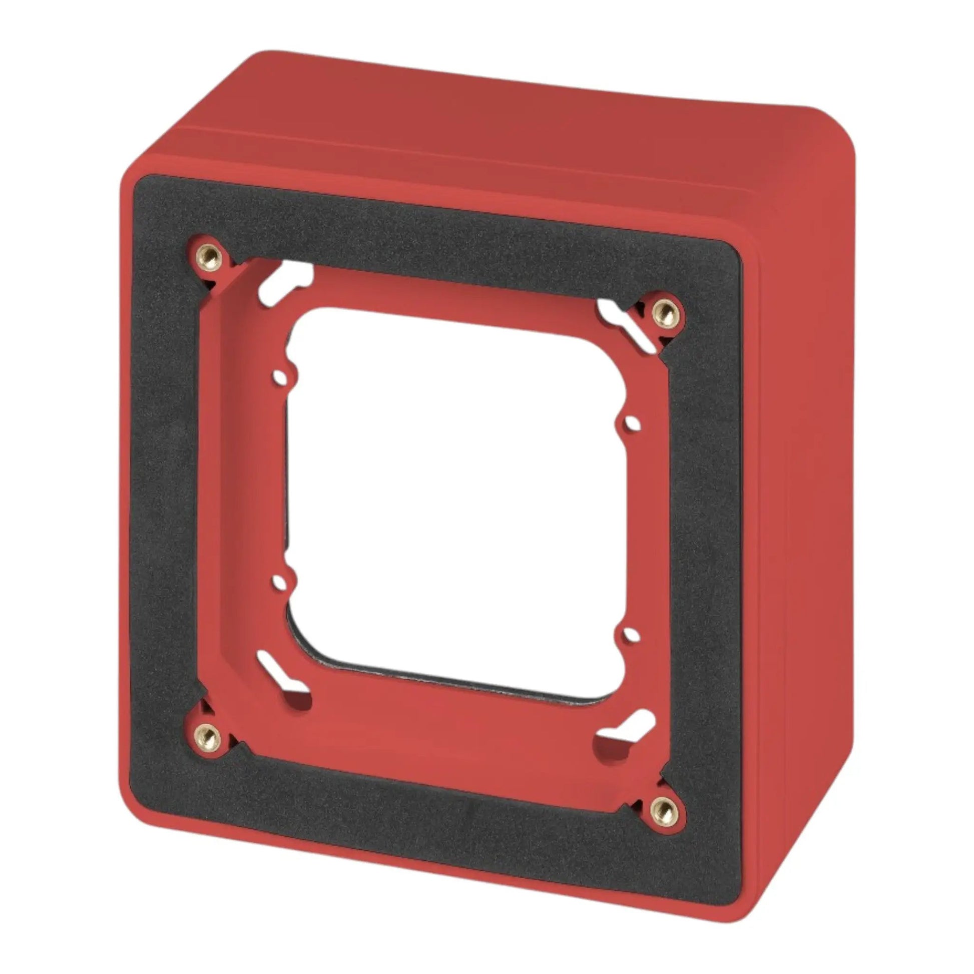 Kidde Flush Surface Mount Adapter Red for Fire Safety Systems by Kidde