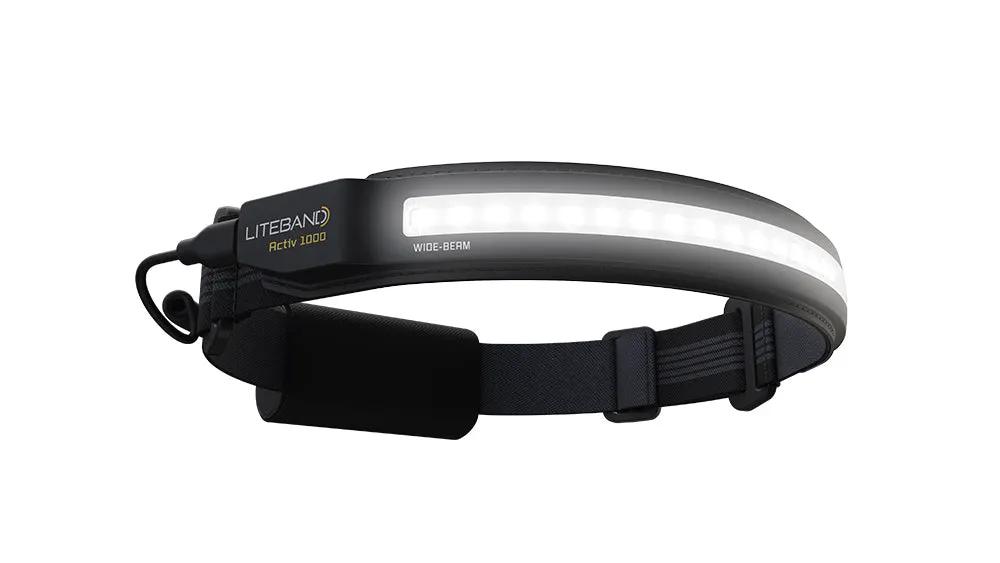 ACTIV 1000 Lumen LED Wide Beam Rechargeable Headlamp by Liteband