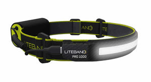PRO 1000 Lumen LED Wide Beam Rechargeable Headlamp by Liteband