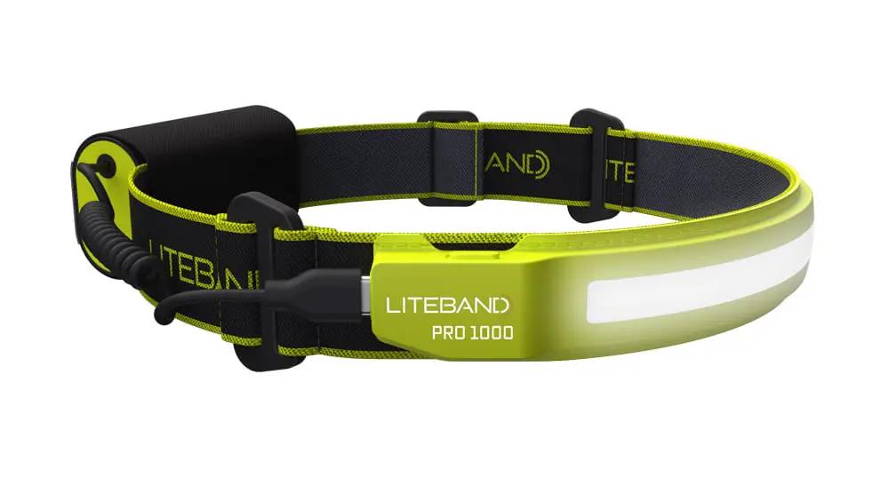 PRO 1000 Lumen LED Wide Beam Rechargeable Headlamp by Liteband