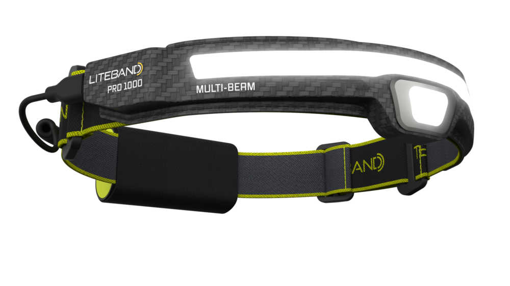 PRO 1000 Lumen LED Multi-Beam Rechargeable Headlamp by Liteband