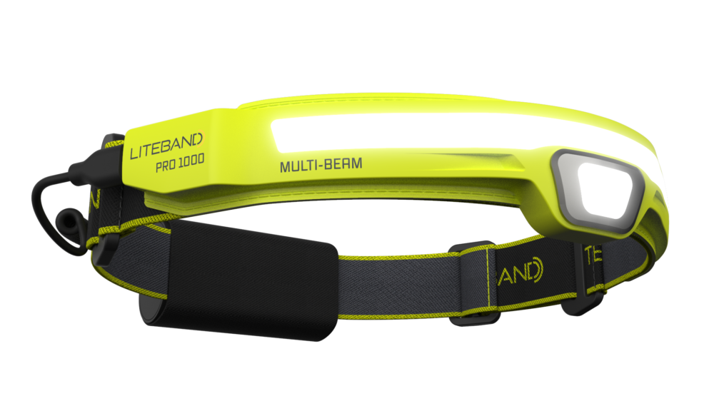 PRO 1000 Lumen LED Multi-Beam Rechargeable Headlamp by Liteband