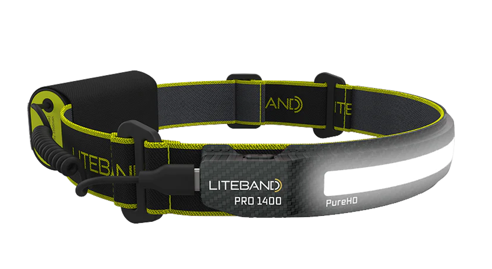 PRO 1400 Lumen PureHD™ Wide Beam Rechargeable Headlamp by Liteband