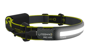 PRO 1400 Lumen PureHD™ Wide Beam Rechargeable Headlamp by Liteband