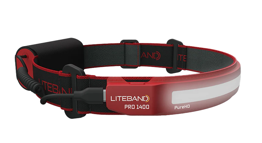 PRO 1400 Lumen PureHD™ Wide Beam Rechargeable Headlamp by Liteband