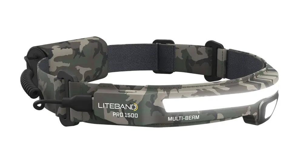 PRO 1500 Lumen LED Multi-Beam Rechargeable Headlamp by Liteband