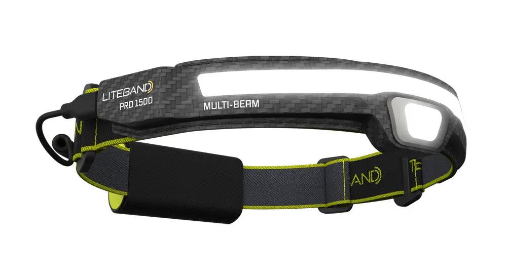 PRO 1500 Lumen LED Multi-Beam Rechargeable Headlamp by Liteband