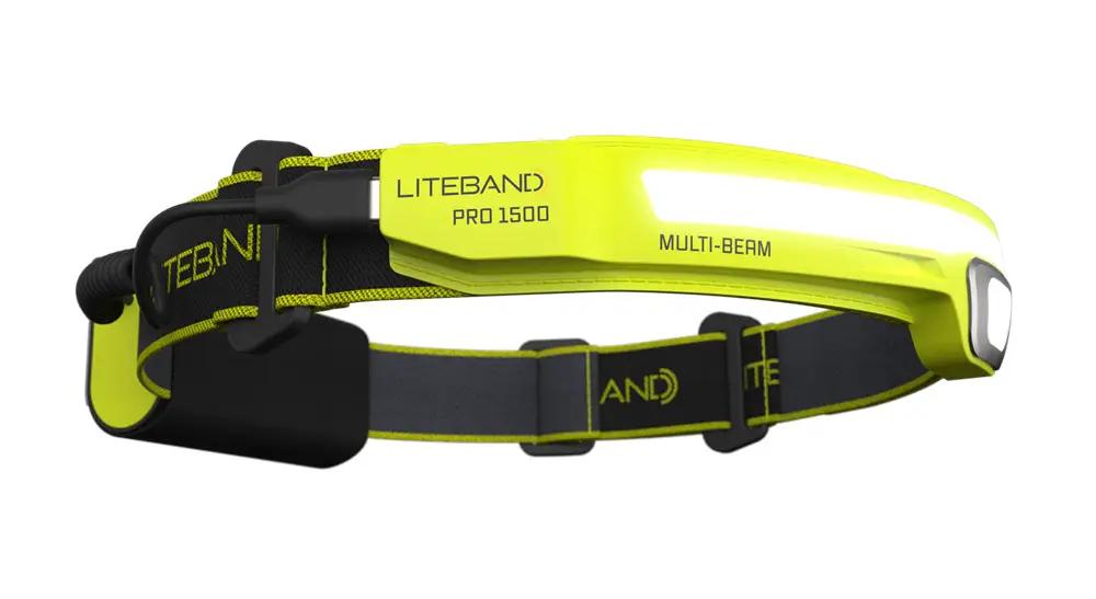 PRO 1500 Lumen LED Multi-Beam Rechargeable Headlamp by Liteband