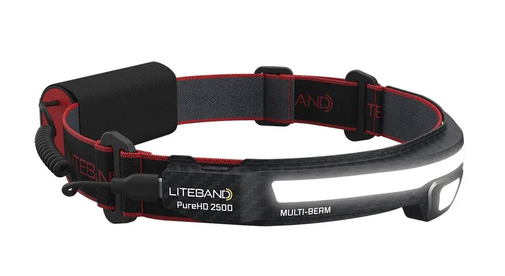 PRO 2500 Lumen PureHD™ Multi-Beam Rechargeable Headlamp by Liteband