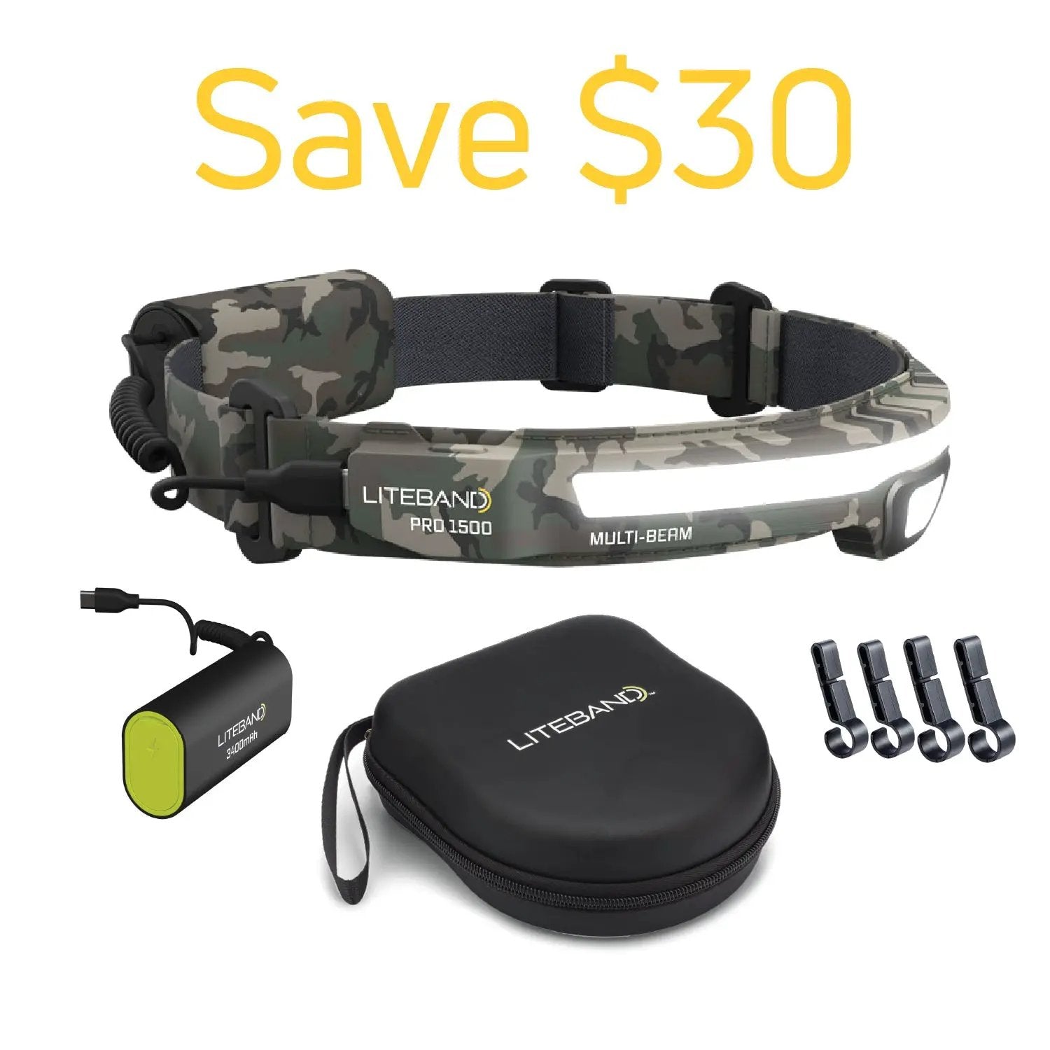 PRO 1500 Lumen Bundle by Liteband