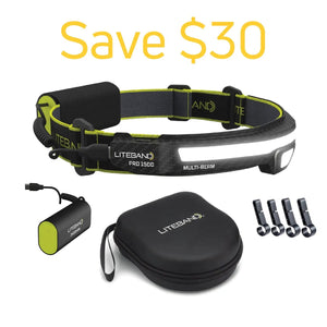 PRO 1500 Lumen Bundle by Liteband