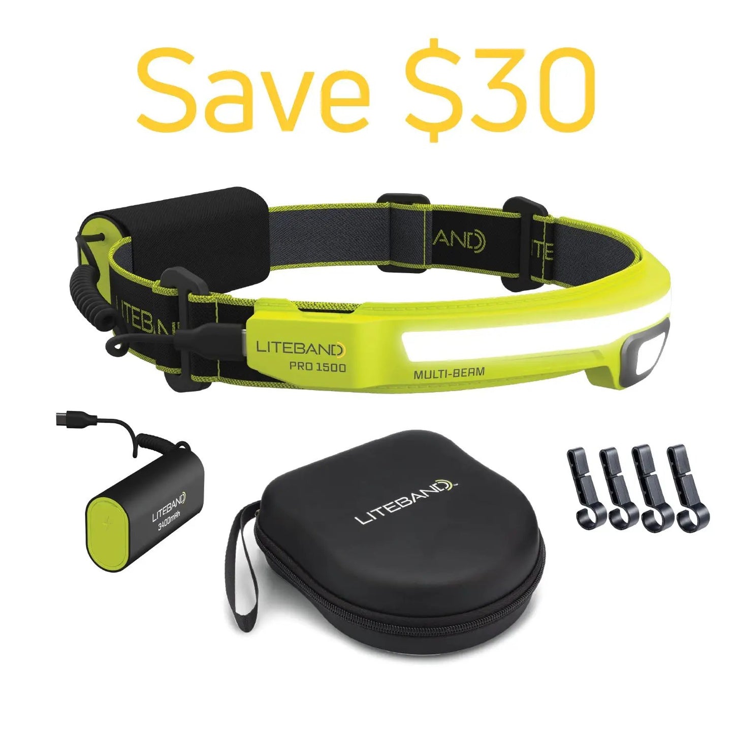 PRO 1500 Lumen Bundle by Liteband