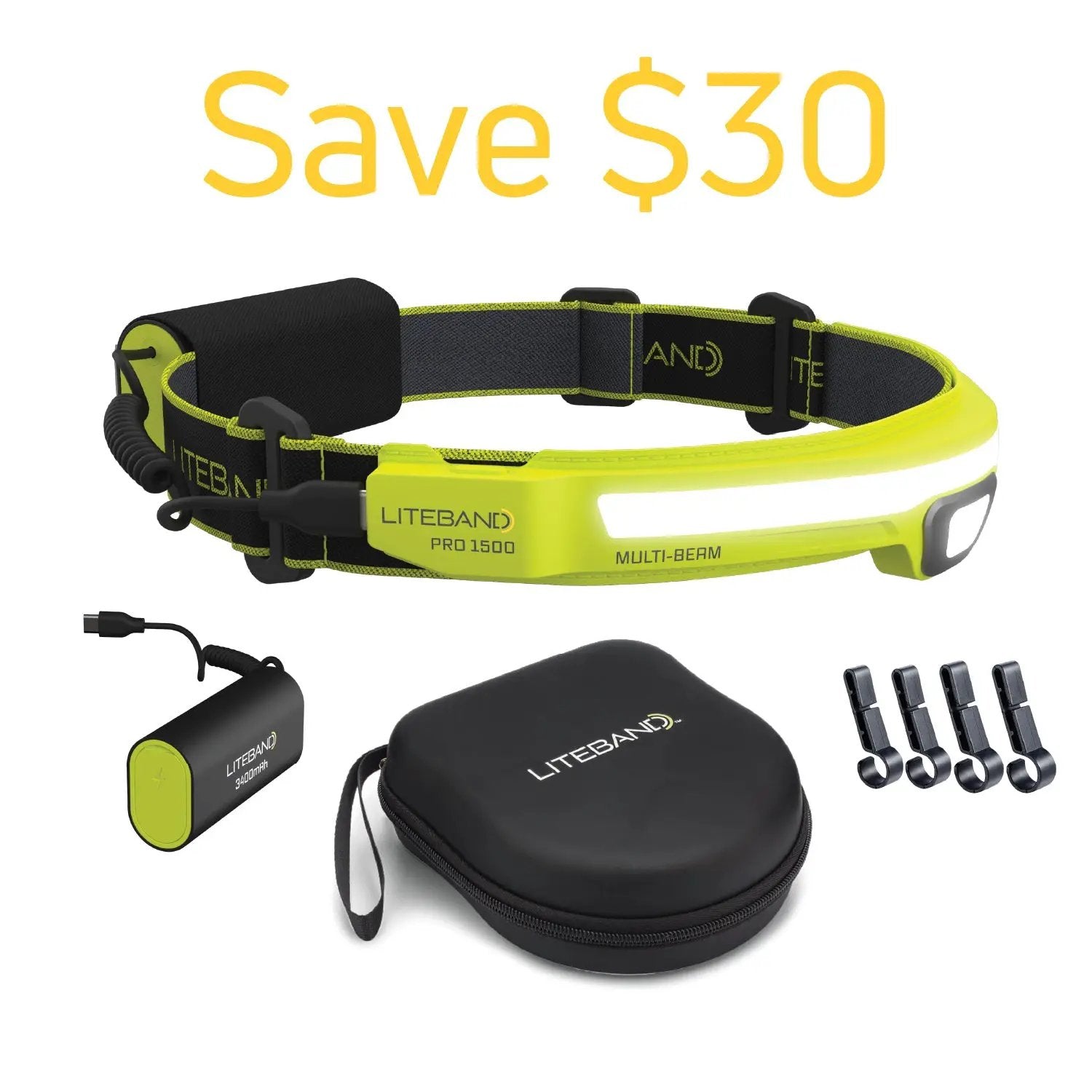 PRO 1500 Lumen Bundle by Liteband