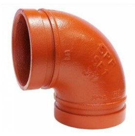6" GRVD 90 ELBOW SHORT RAD GAL - Fire Protection Parts
