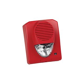 HORN STROBE 120V AC RED W/BOX - Fire Protection Parts