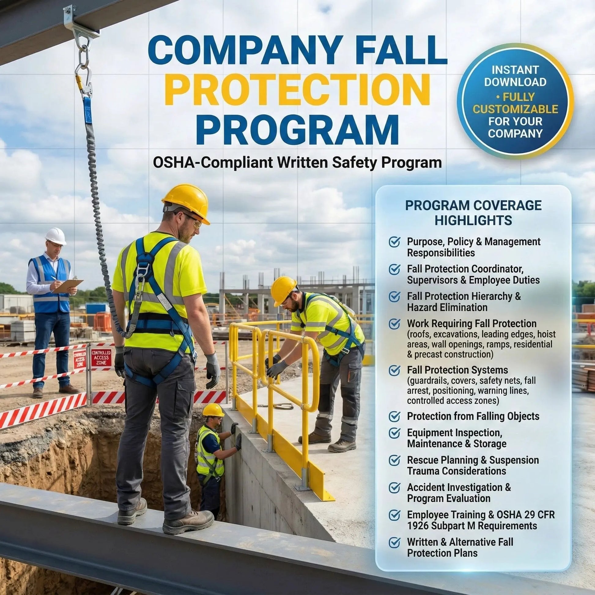 Fall Protection Safety Training Video Compliance Kit by XO Safety