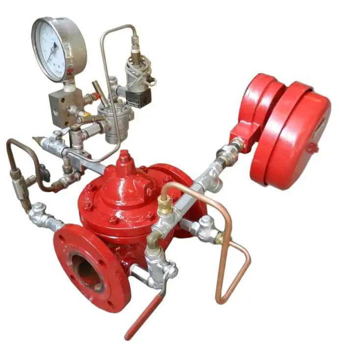 Reliable Deluge Valve Fully Assembled Dry Pilot 4DDXFDPR by Reliable Sprinkler