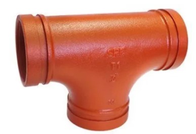 2 1/2" GROOVED TEE GALV - Fire Protection Parts