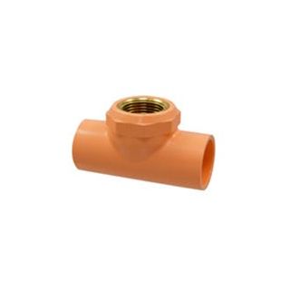 1-1/2" X 1-1/4" X 1/2" CPVC TEE SXSXT - Fire Protection Parts