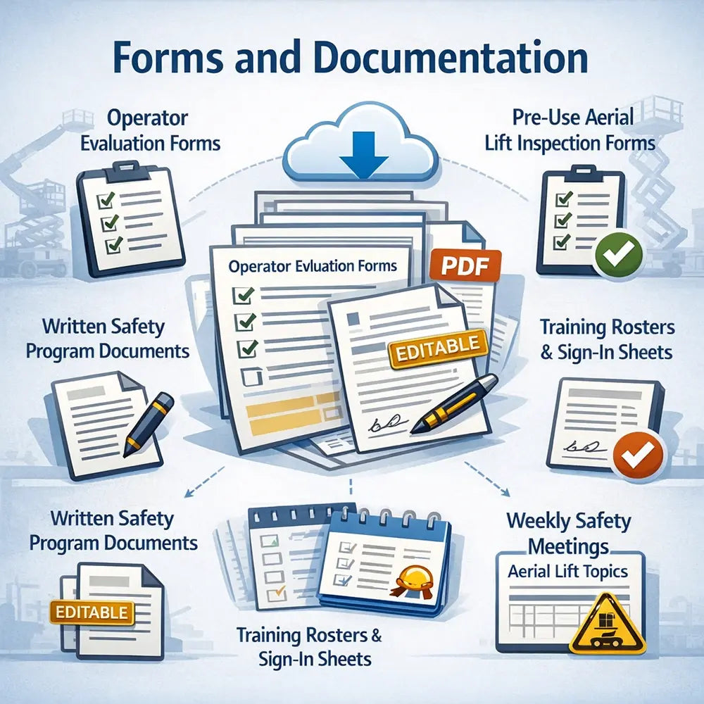 Aerial Lift Operator Training Video Compliance Kit Safety Training Compliance Kit XO Safety Fire Protection Parts Aerial Lift Operator Training Video Compliance Kit - Fire Protection Parts
