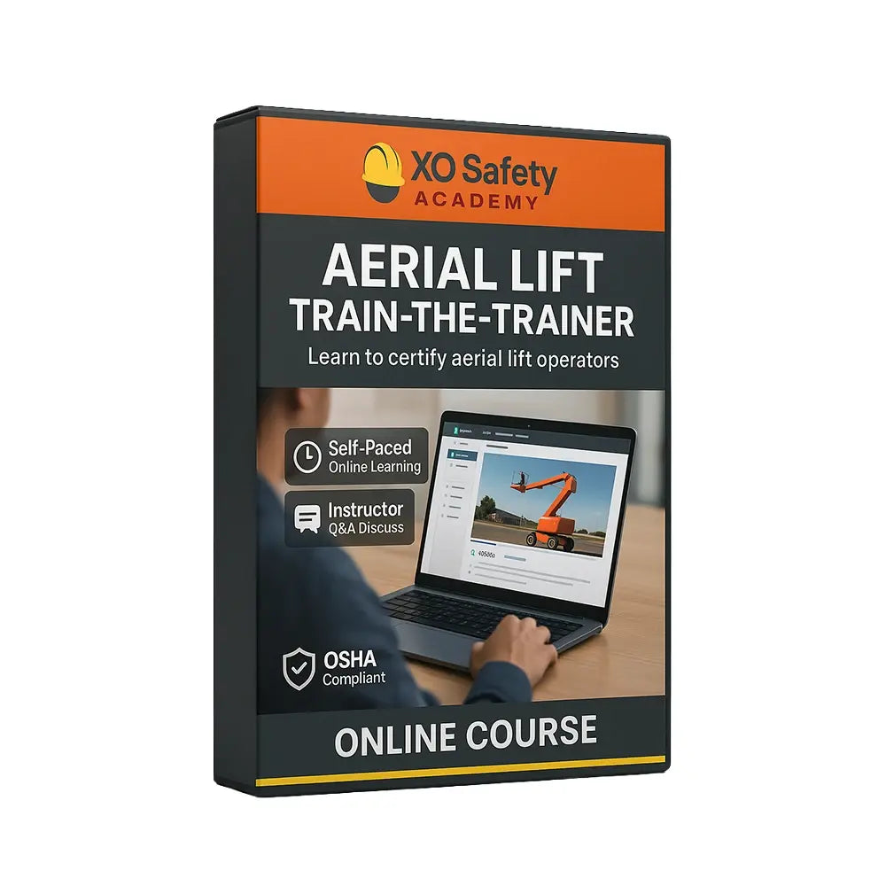 Aerial Lift Train The Trainer Online Course Online Course XO Safety Fire Protection Parts Aerial Lift Train The Trainer Online Course - Fire Protection Parts