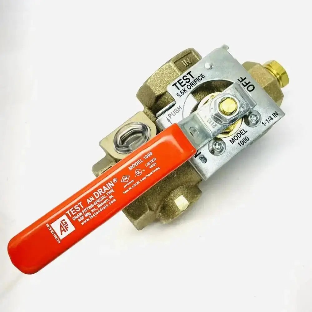 AG&F Reliable Fire System Test Drain Valve 101125 Fire Protection Reliable Sprinkler Fire Protection Parts AG&F Fire System Test Drain Valve 101125