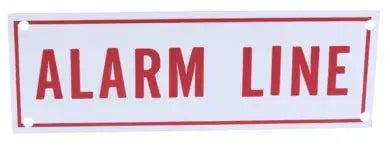 Alarm Line Sign 6x2 for Fire Safety Protection | SafeGuard – Fire ...