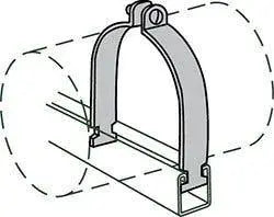 AS 1100AS Rigid Steel Conduit Clamps for Support Hangers & Fasteners ASC Engineered Solutions Fire Protection Parts AS 1100AS Rigid Steel Conduit Clamps Support - AS Brand