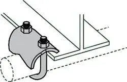 AS51 Right Angle Pipe Clamp EG For Secure Piping Support by ASC Engineered Solutions