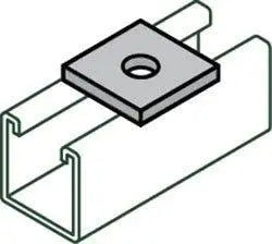 AS619 EG Square Washer For Anvil-Strut Flat Plates 1-5/8" Wide by ASC Engineered Solutions