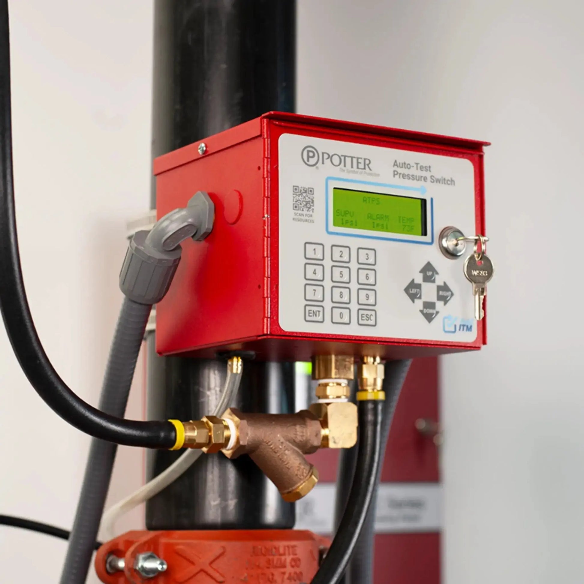 Auto Test Pressure Switch For Fire Sprinkler Systems by Potter Electric Signal