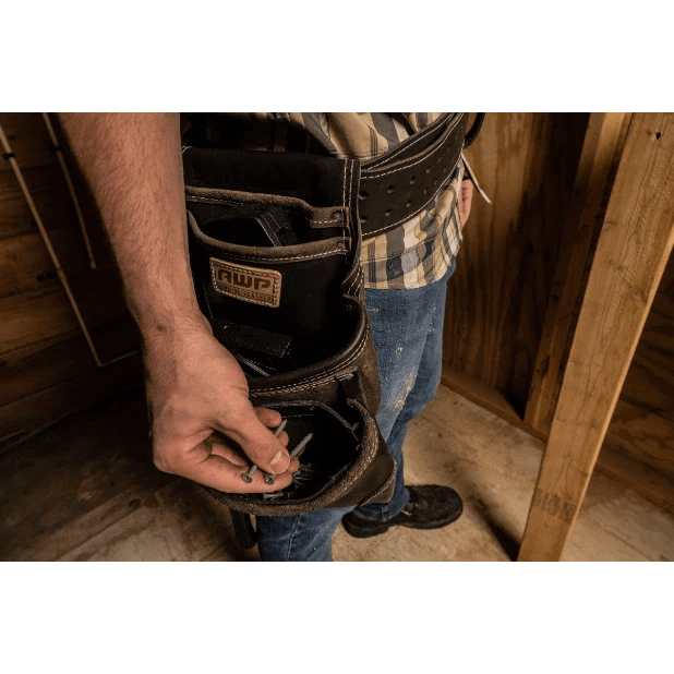 AWP 1L - 995 - 2 TrapJaw Oil Tanned Leather Tool Pouch - Fire Protection Parts