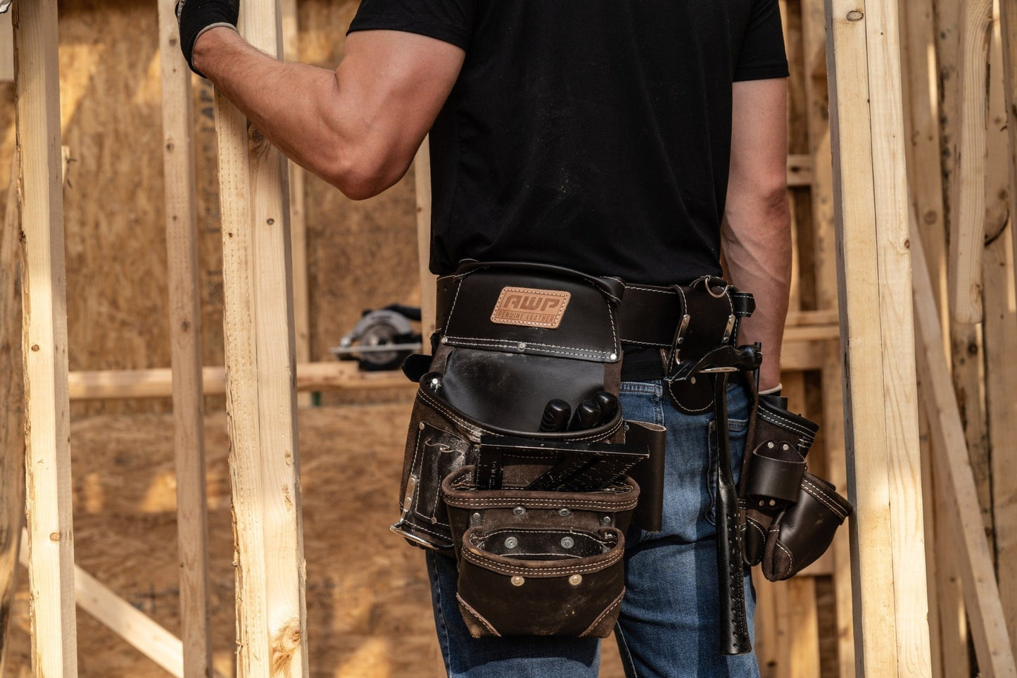 AWP L - 903 - 1 TrapJaw Oil Tanned Leather Tool Rig - Fire Protection Parts