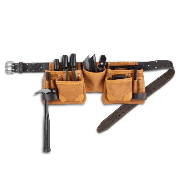AWP LT - 428 - 2 Classic Leather Tool Apron - Fire Protection Parts