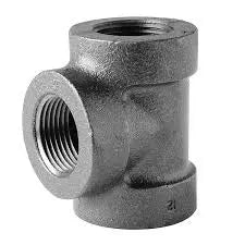 Fire Protection Black Cast Iron Tee Fitting Plumbing by ASC Engineered Solutions
