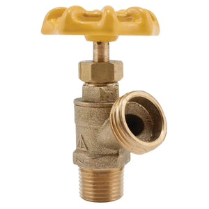 Brass Boiler Drain Shutoff Valve for Heating Systems by Watts Regulator Co