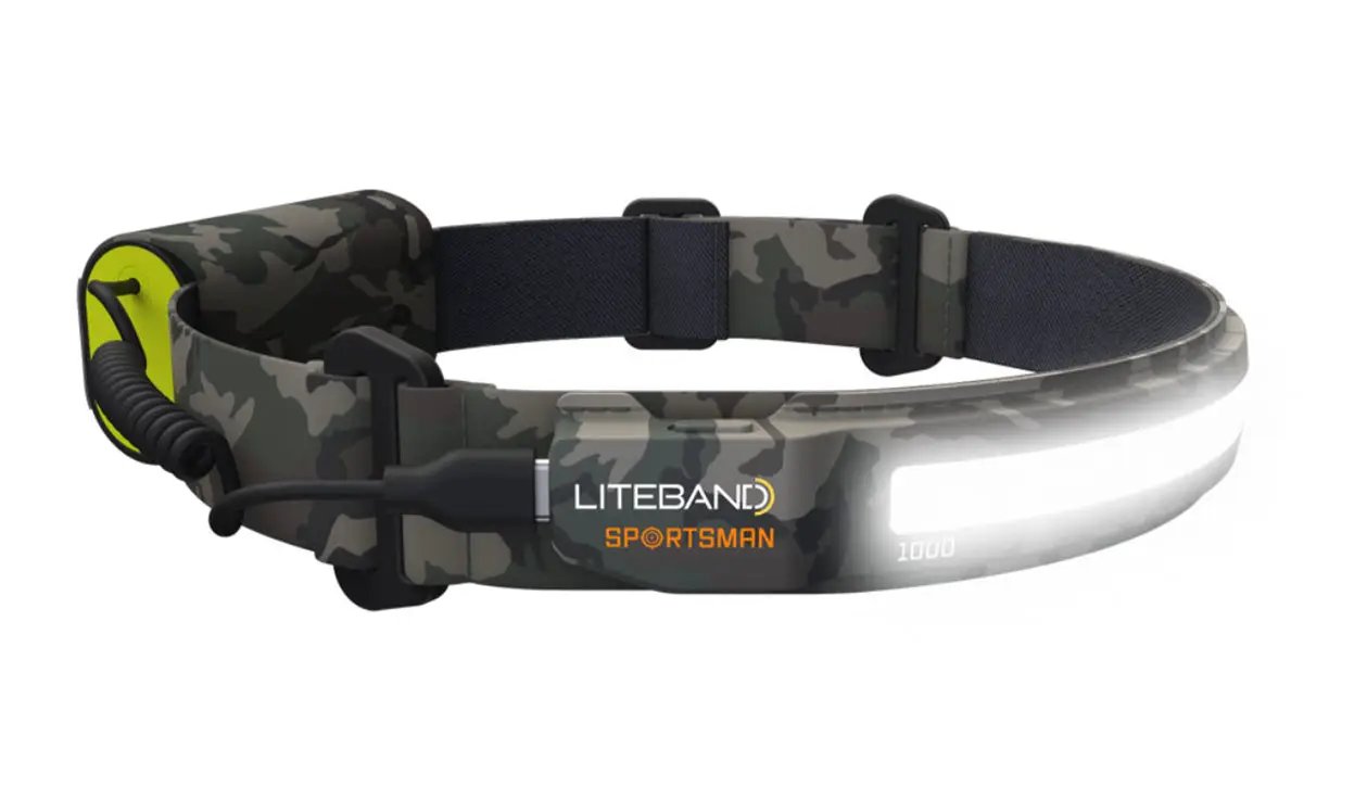 PRO 1000 Lumen LED Wide Beam Rechargeable Headlamp by Liteband